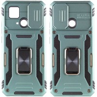Ударостійкий чохол Camshield Army Ring для Xiaomi Redmi 10C Зелений / Light Green