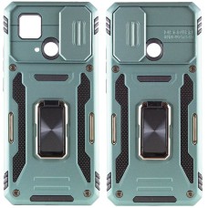 Ударостійкий чохол Camshield Army Ring для Xiaomi Redmi 10C Зелений / Light Green