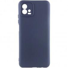 Чохол TPU GETMAN Liquid Silk Full Camera для Motorola Moto G72 Синій / Midnight Blue