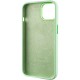 Чохол Silicone Case Metal Buttons (AA) для Apple iPhone 12 Pro Max (6.7") Зелений / Pistachio