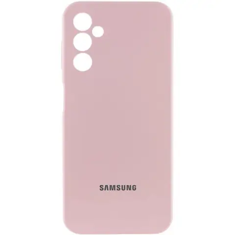 Чохол Silicone Cover Lakshmi Full Camera (AA) with logo для Samsung Galaxy A15 4G/5G / M15 5G Рожевий / Pink Sand