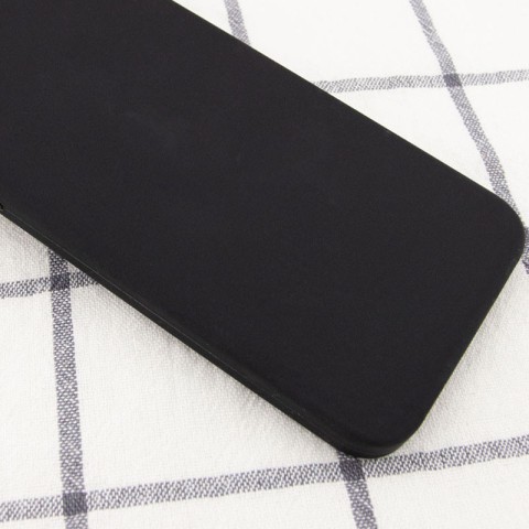 Чохол Silicone Case Square Full Camera Protective (AA) NOLOGO для Apple iPhone 7 plus/8 plus (5.5") Чорний / Black