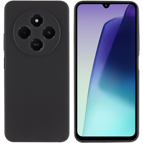 Чохол Silicone Cover Lakshmi Full Camera (AA) для Xiaomi Redmi 14C / Poco C75 Чорний / Black