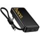 Портативний ЗП Power Bank Hoco Q45 Worrier 22.5W+PD20W with cable 10000 mAh Black