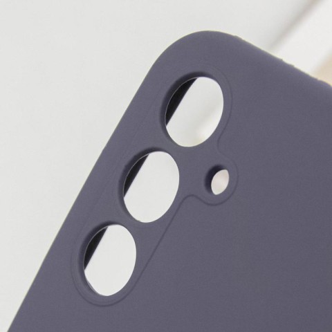 Чохол Silicone Cover Lakshmi Full Camera (AAA) для Samsung Galaxy A56 5G Сірий / Dark Gray