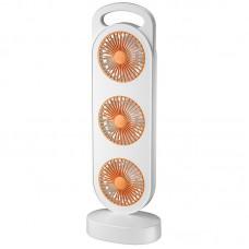 Настільний вентилятор Three Head Fan 1200 mAh Yellow