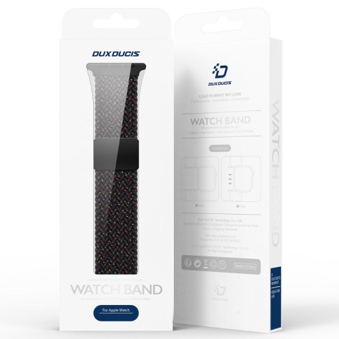 Ремінець Dux Ducis Nylon Woven для Apple Watch 38/40/41/42mm(ser.10) Black Unity