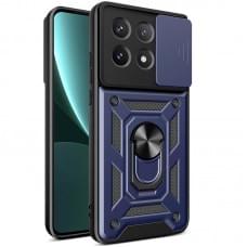 Чохол Ummi Camshield Serge Ring для Xiaomi Poco X6 Pro Синій