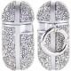 TPU чохол Bling World Rock Diamond для навушників AirPods 1/2 Срібний