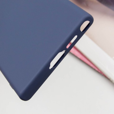 Чохол Silicone Cover Lakshmi Full Camera (AA) для Samsung Galaxy S25 Ultra Синій / Midnight Blue