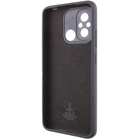 Чохол Silicone Cover Lakshmi Full Camera (AAA) для Xiaomi Redmi 12C Чорний / Black