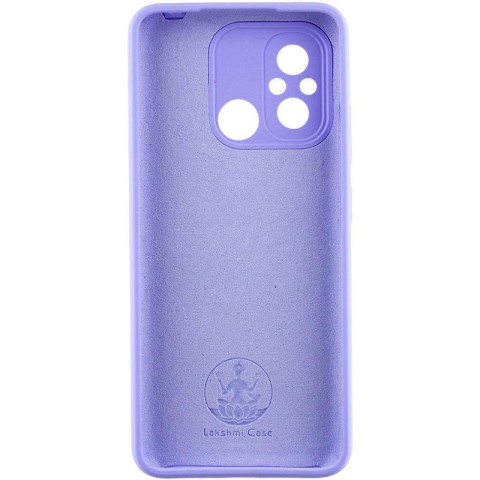 Чохол Silicone Cover Lakshmi Full Camera (AAA) with Logo для Xiaomi Redmi 12C Бузковий / Dasheen