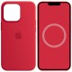 Чохол Silicone case (AAA) with Magsafe and Animation для Apple iPhone 14 Pro Max (6.7") Червоний / Red
