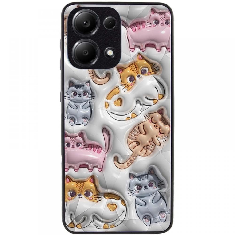 TPU+PC чохол Prisma Fluffie для Xiaomi Poco X6 / Note 13 Pro 5G Kittens