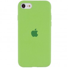 Чохол Silicone Case Full Protective (AA) для Apple iPhone SE (2020) М'ятний / Mint