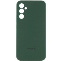Чохол Silicone Cover Lakshmi Full Camera (AA) with logo для Samsung Galaxy A55 Зелений / Dark green