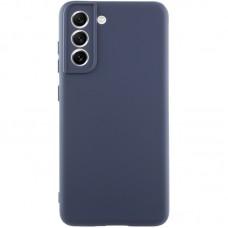 Чохол TPU GETMAN Liquid Silk Full Camera для Samsung Galaxy S21 Синій / Midnight Blue