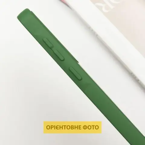 Чохол Silicone Cover Lakshmi Full Camera (AA) with MagFit для Samsung Galaxy S25 Edge Зелений / Dark green