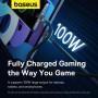 Дата кабель Baseus Unbreakable Series Fast Charging Type-C to Type-C 100W 1m (P10355800111-0) Black