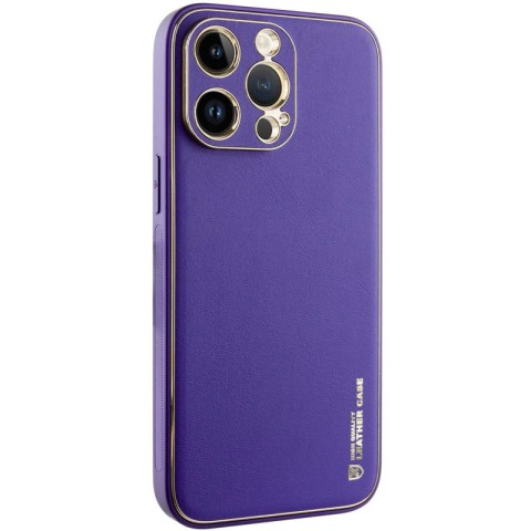 Шкіряний чохол Xshield для Apple iPhone 14 Pro Max (6.7") Фіолетовий / Ultra Violet