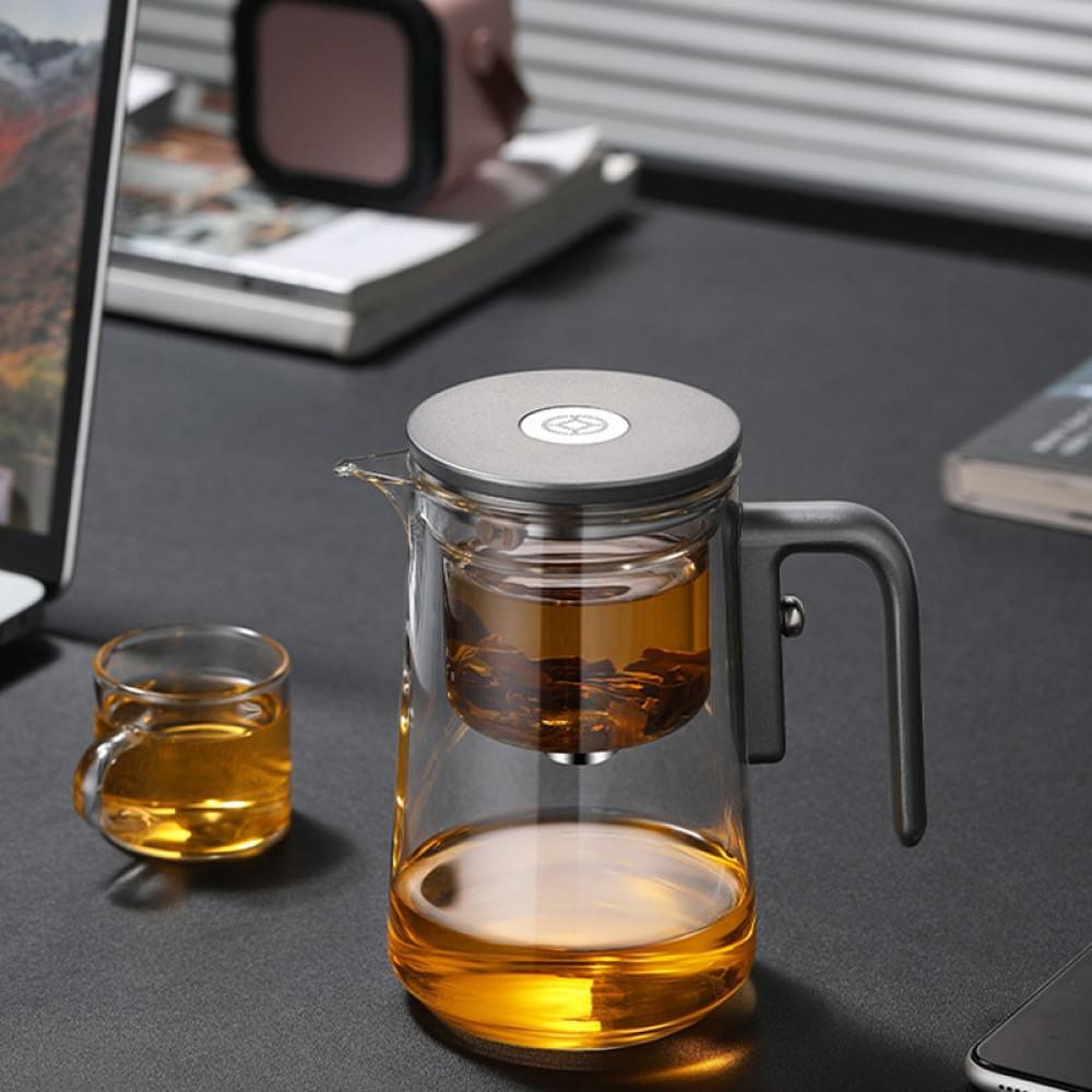 Чайник для заварювання TeaPot D-11 Fangyuan 800ml Gray handle