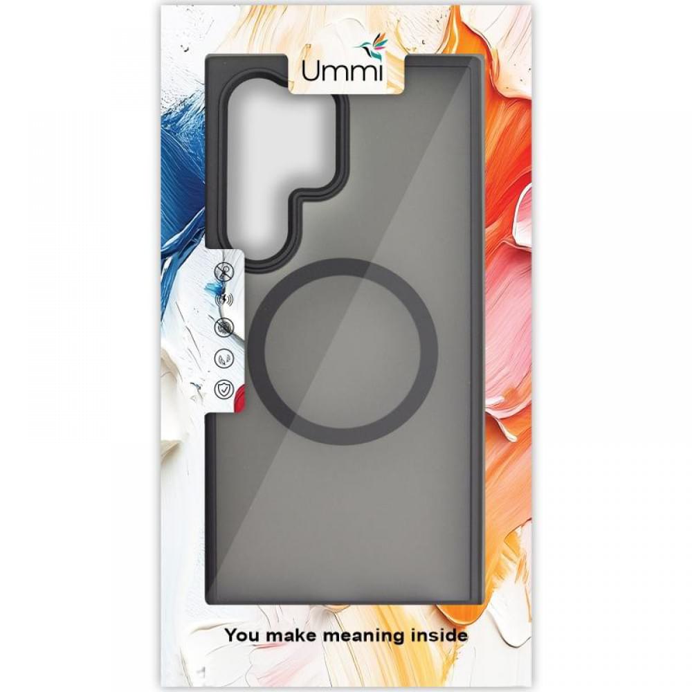 Чохол Ummi Colorful with MagSafe для Samsung Galaxy S25 Ultra Чорний / Black