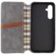 Шкіряний чохол-книжка GETMAN Cubic (PU) для Samsung Galaxy A57 5G Сірий