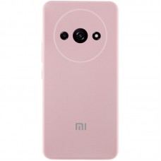 Чохол Silicone Cover Lakshmi Full Camera (AA) with logo для Xiaomi Redmi A3 Рожевий / Pink Sand