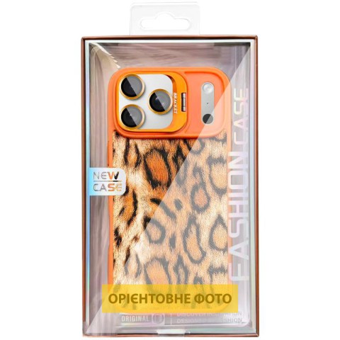 Чохол TPU+PC Wild Leopard with MagSafe and Lens для Apple iPhone 17 Air (6.5") Orange