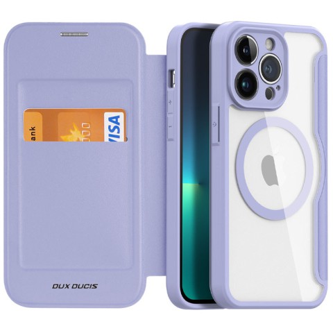 Чохол-книжка Dux Ducis Skin X Pro with MagSafe для Apple iPhone 13 Pro (6.1") Purple
