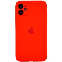 Чохол Silicone Case Full Camera Protective (AA) для Apple iPhone 12 (6.1") Червоний / Red