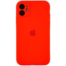 Чохол Silicone Case Full Camera Protective (AA) для Apple iPhone 12 (6.1") Червоний / Red