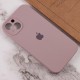 Чохол Silicone Case Full Camera Protective (AA) для Apple iPhone 13 (6.1") Сірий / Lavender