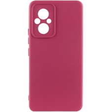 Чохол Silicone Cover Lakshmi Full Camera (AA) для Xiaomi Poco M5 Бордовий / Marsala