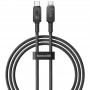 Дата кабель Baseus Unbreakable Series Fast Charging Type-C to Type-C 100W 1m (P10355800111-0) Black