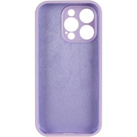 Чохол Silicone Case Full Camera Protective (AA) для Apple iPhone 13 Pro Max (6.7") Бузковий / Lilac