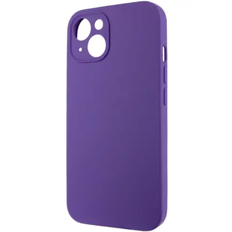 Чохол Silicone Case Full Camera Protective (AA) NO LOGO для Apple iPhone 13 (6.1") Фіолетовий / Amethyst