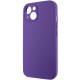 Чохол Silicone Case Full Camera Protective (AA) NO LOGO для Apple iPhone 13 (6.1") Фіолетовий / Amethyst
