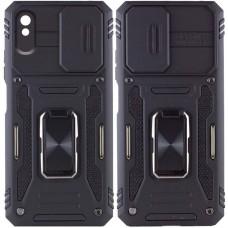 Ударостійкий чохол Camshield Army Ring для Xiaomi Redmi 9A Чорний / Black