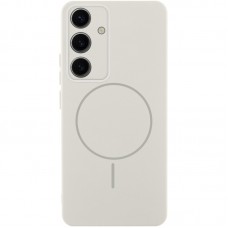Чохол Silicone Cover Lakshmi Full Camera (AA) with MagFit для Samsung Galaxy S24 FE Білий / White