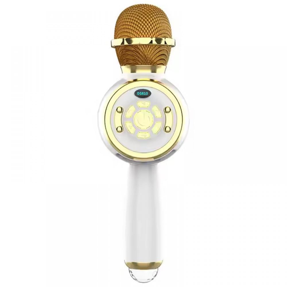 Караоке Мікрофон-колонка DS810 Gold