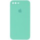 Чохол Silicone Case Square Full Camera Protective (AA) для Apple iPhone 7 plus/8 plus (5.5") Бірюзовий / Turquoise