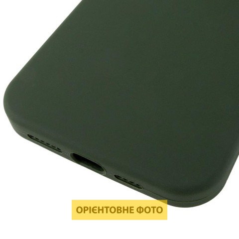 Чохол Silicone Case (AA) Logo with MagSafe для Apple iPhone 17 (6.3") Зелений / Cyprus Green