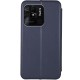 Шкіряний чохол-книжка Classy для Xiaomi Redmi 10C Темно-синій