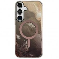 Чохол TPU Shiny Mountain (MagFit) для Samsung Galaxy S24+ Chocolate