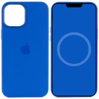 Чохол Silicone case (AAA) with Magsafe and Animation для Apple iPhone 12 Pro / 12 (6.1") Синій / Capri Blue