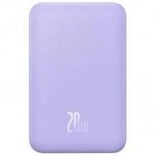 Портативний ЗП Power Bank Baseus Magnetic Mini OS 20W c БЗП 10000 mAh (PPCX110105) Purple