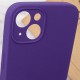 Чохол Silicone Case Full Camera Protective (AA) NO LOGO для Apple iPhone 13 (6.1") Фіолетовий / Amethyst