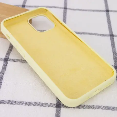Чохол Silicone Case Full Protective (AA) для Apple iPhone 13 mini (5.4") Жовтий / Mellow Yellow