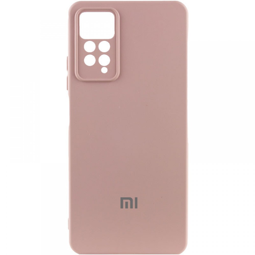 Чохол Silicone Cover Lakshmi Full Camera (AAA) with Logo для Xiaomi Redmi Note 11 Pro 4G / 12 Pro 4G Рожевий / Pink Sand